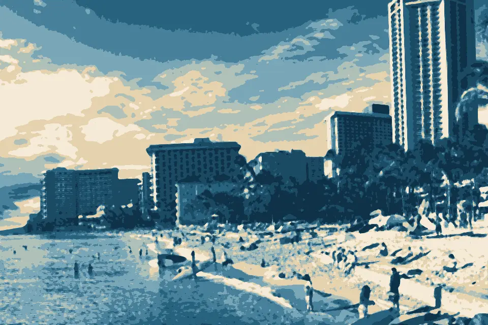 Waikīkī Beach: Waikiki Beach Honolulu. (13980768719)